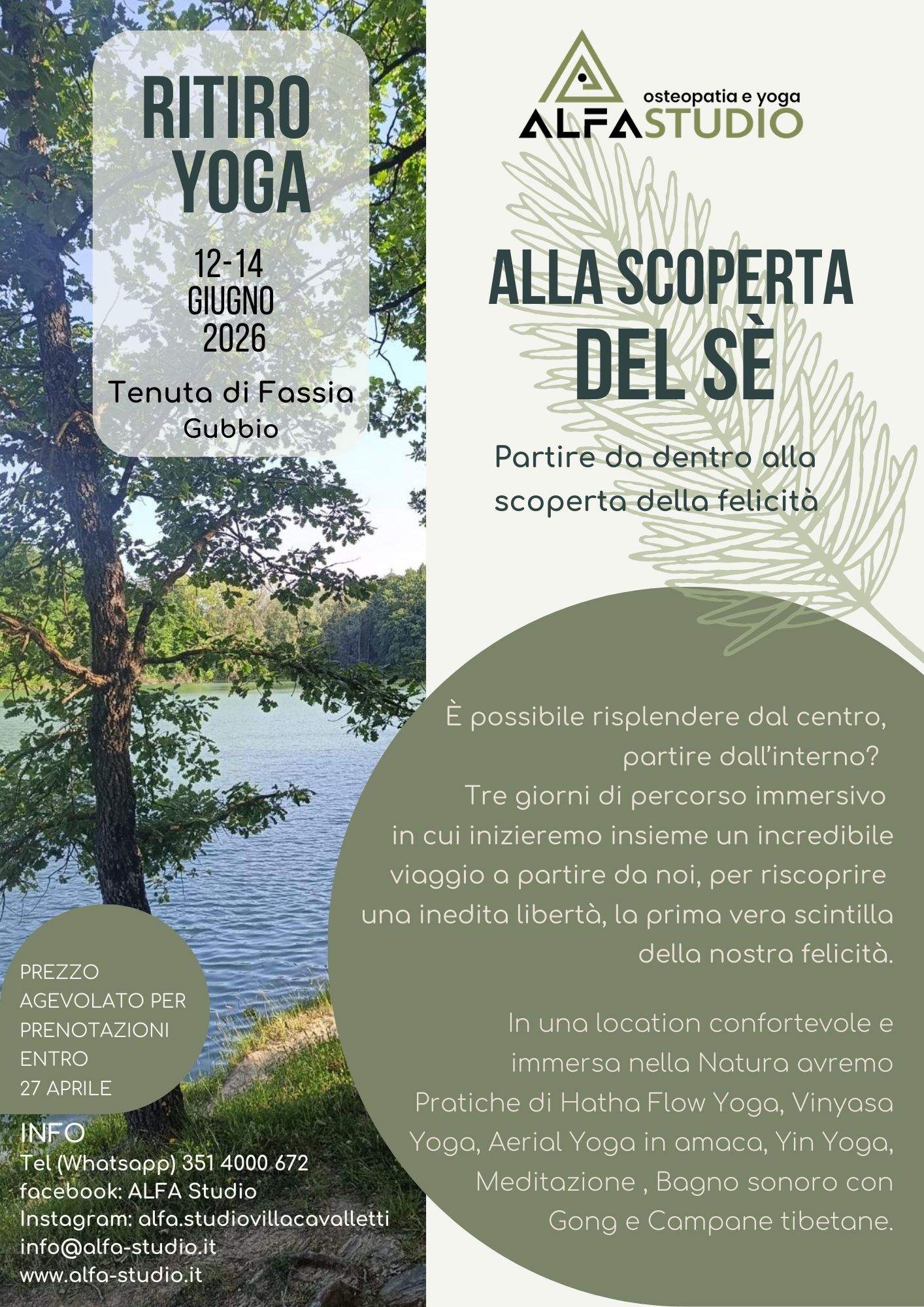 RITIRO YOGA 12-14 giugno 2026